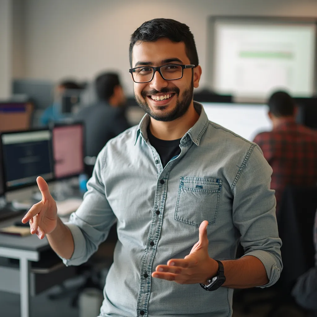 Foto de Juan Martínez, Instructor de Desarrollo Web